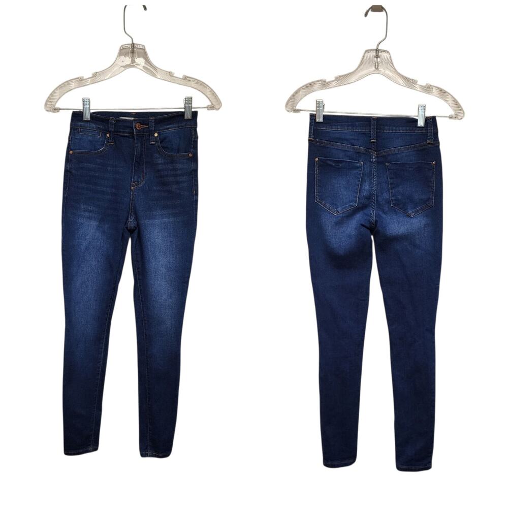 Celebrity Pink Skinny Ankle Blue Denim Jeans Size 0/24